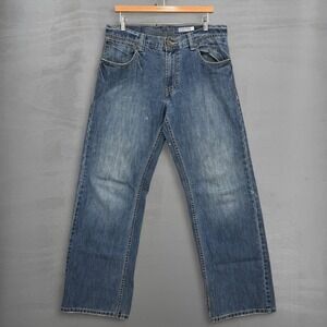 Vintage Levi's SilverTab 10" Loose Fit Wide Leg Jeans Blue Baggy Relaxed 33 x 31